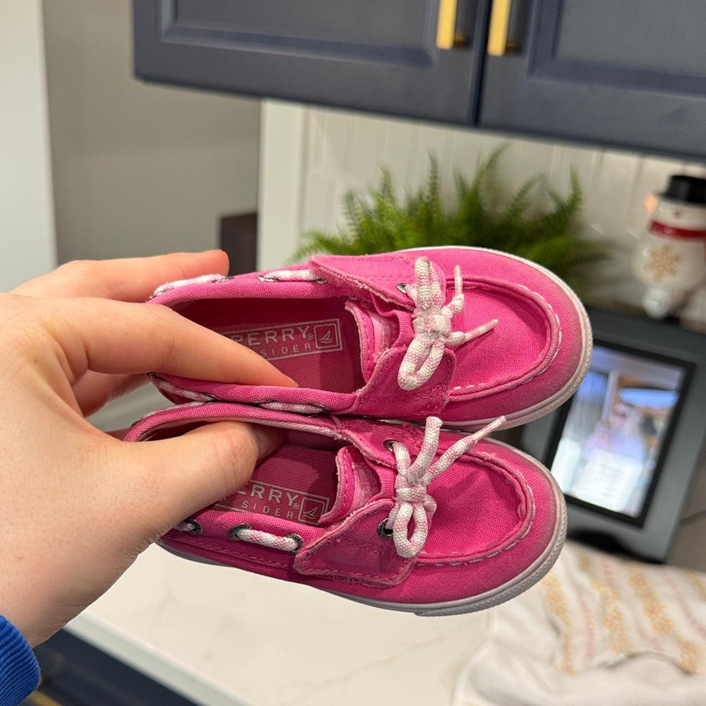 Sperry Kids Pink Top-Sider Sneakers